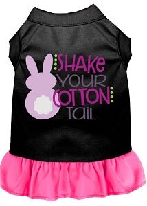 Shake Your Cotton Tail Screen Print Dog Dress in Many Colors - Posh Puppy Boutique