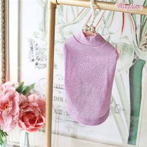 Shimmer Turtleneck in Violet - Posh Puppy Boutique