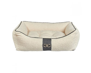 Signature Collection Bed in Ivory Sheepskin - Posh Puppy Boutique