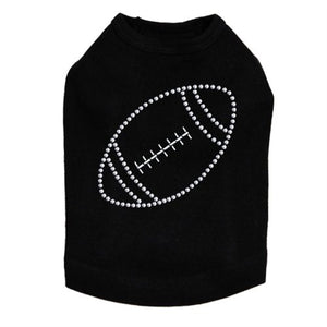 Silver Football Rhinestone Tank - Many Colors - Posh Puppy Boutique