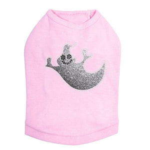 Silver Glitter Ghost Rhinestones Tank Top - Many Colors - Posh Puppy Boutique