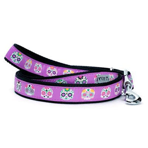 Skeletons Collar & Lead Collection - Purple - Posh Puppy Boutique