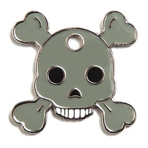 Skull & Bones Pet ID Tag - Posh Puppy Boutique