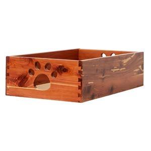 Small Cedar Dog Toy Box - Posh Puppy Boutique