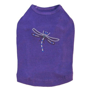 Small Dragonfly Rhinestone Tank - Many Colors - Posh Puppy Boutique