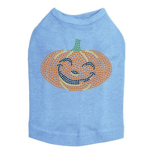 Smilling Jack - o - Lantern Rhinestone Tank Top - Many Colors - Posh Puppy Boutique