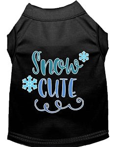 Snow Cute Screen Print Dog Shirt - in Many Colors - Posh Puppy Boutique