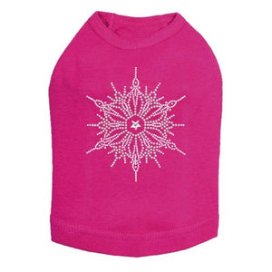 Snowflake 1 Rhinestone Dog Tank - Many Colors - Posh Puppy Boutique