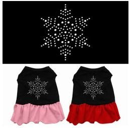 Snowflake Rhinestone Dress - Posh Puppy Boutique