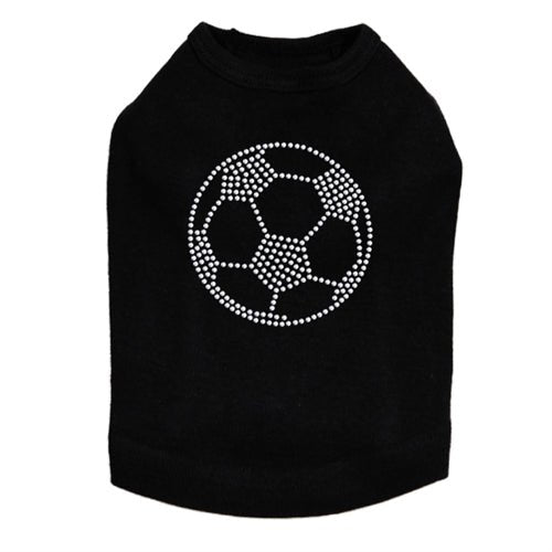 Soccer Ball Nailheads Dog Tank- Many Colors