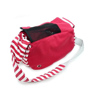 Soft Sling Bag Carrier - Red - Posh Puppy Boutique