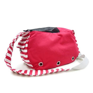 Soft Sling Bag Carrier - Red - Posh Puppy Boutique