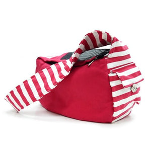 Soft Sling Bag Carrier - Red - Posh Puppy Boutique