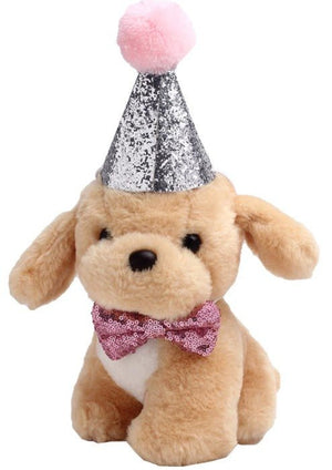 Sparkle Party Hat & Bow Tie Set in 3 Colors - Posh Puppy Boutique