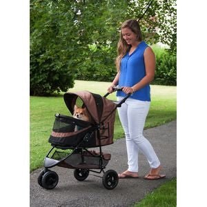 Special Edition NO - ZIP Pet Stroller in Chocolate - Posh Puppy Boutique