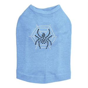 Spider Web and Spider Nailheads Tank Top - Many Colors - Posh Puppy Boutique