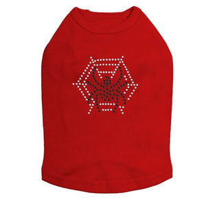 Spider Web and Spider Nailheads Tank Top - Many Colors - Posh Puppy Boutique