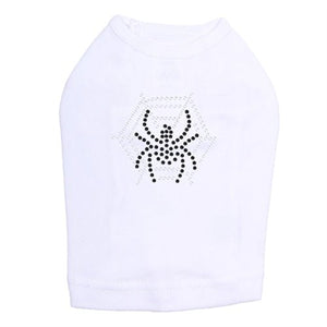 Spider Web and Spider Nailheads Tank Top - Many Colors - Posh Puppy Boutique