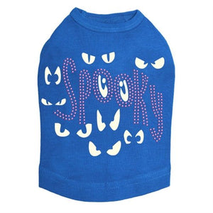 Spooky Glow in the Dark Eyes Dog Tank in Many Colors - Posh Puppy Boutique