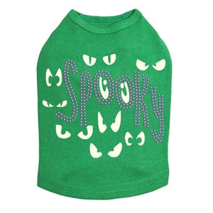 Spooky Glow in the Dark Eyes Dog Tank in Many Colors - Posh Puppy Boutique