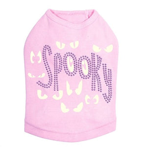 Spooky Glow in the Dark Eyes Dog Tank in Many Colors - Posh Puppy Boutique