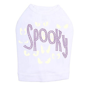 Spooky Glow in the Dark Eyes Dog Tank in Many Colors - Posh Puppy Boutique