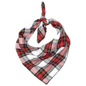 Stewart Tartan Red Bandana - Posh Puppy Boutique