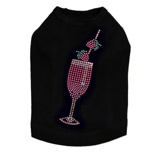 Strawberry Daiquiri Swarovski Rhinestone Tank- Many Colors- Glass Only