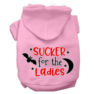 Sucker for the Ladies Screen Print Dog Hoodie in Many Colors - Posh Puppy Boutique