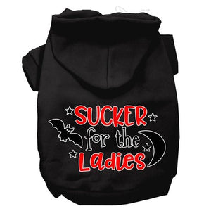 Sucker for the Ladies Screen Print Dog Hoodie in Many Colors - Posh Puppy Boutique