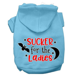 Sucker for the Ladies Screen Print Dog Hoodie in Many Colors - Posh Puppy Boutique