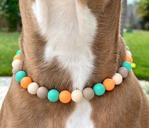 Sunset Beaded Pet Collar - Posh Puppy Boutique