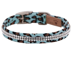 Susan Lanci 2 Row Giltmore Collar - Jungle Print Collection - Posh Puppy Boutique