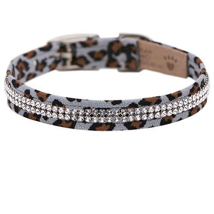 Susan Lanci 2 Row Giltmore Collar - Jungle Print Collection - Posh Puppy Boutique