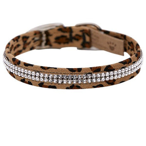 Susan Lanci 2 Row Giltmore Collar - Jungle Print Collection - Posh Puppy Boutique