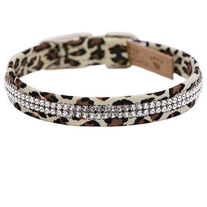 Susan Lanci 2 Row Giltmore Collar - Jungle Print Collection - Posh Puppy Boutique