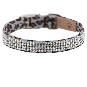 Susan Lanci 4 Row Giltmore Collar - Jungle Print Collection - Posh Puppy Boutique