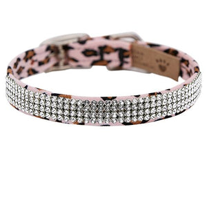 Susan Lanci 4 Row Giltmore Collar - Jungle Print Collection - Posh Puppy Boutique