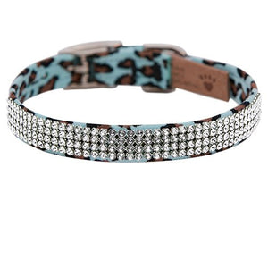 Susan Lanci 4 Row Giltmore Collar - Jungle Print Collection - Posh Puppy Boutique