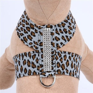 Susan Lanci 4 Row Giltmore Tinkie Harness - Jungle Print Collection - Posh Puppy Boutique