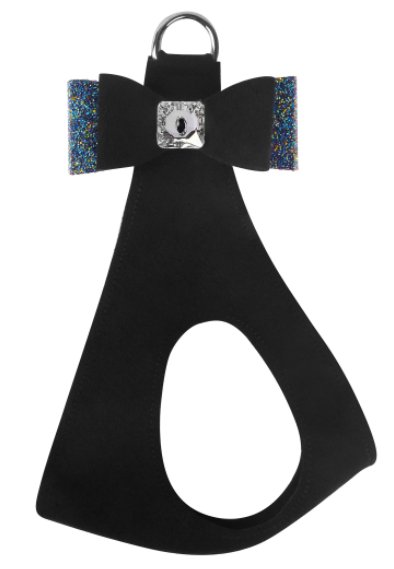 Susan Lanci AB Crystal Stellar Big Bow Step in Harness in Black