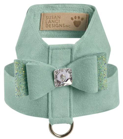 Susan Lanci AB Crystal Stellar Big Bow Tinkie Harness in Mint