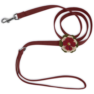 Susan Lanci Autumn Falling Leaves Leash - Posh Puppy Boutique