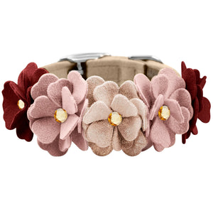 Susan Lanci Autumn Rosewood Spice Bouquet Collar - Posh Puppy Boutique