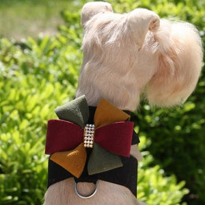 Susan Lanci Autumn Tinkie Harness - Black - Posh Puppy Boutique