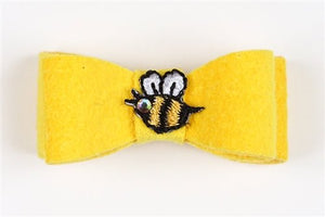 Susan Lanci Bee Hair Bows - Sunshine - Posh Puppy Boutique