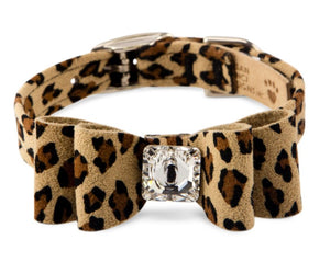 Susan Lanci Big Bow Collar - Jungle Print Collection - Posh Puppy Boutique