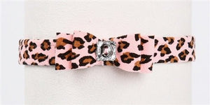 Susan Lanci Big Bow Collection Ultrasuede Collar in Many Colors - Posh Puppy Boutique