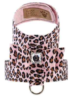 Susan Lanci Big Bow Tinkie Harness - Jungle Print Collection - Posh Puppy Boutique