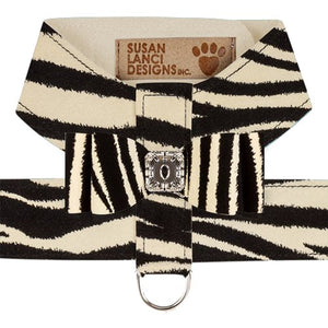 Susan Lanci Big Bow Tinkie Harness - Jungle Print Collection - Posh Puppy Boutique